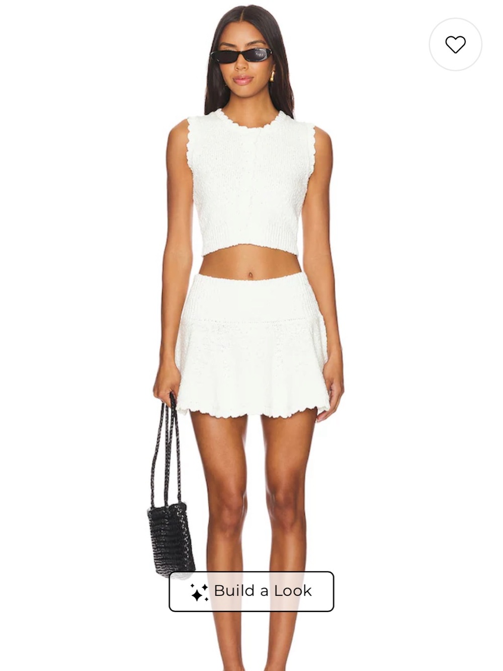 Majorelle Knit Top and Skirt Set